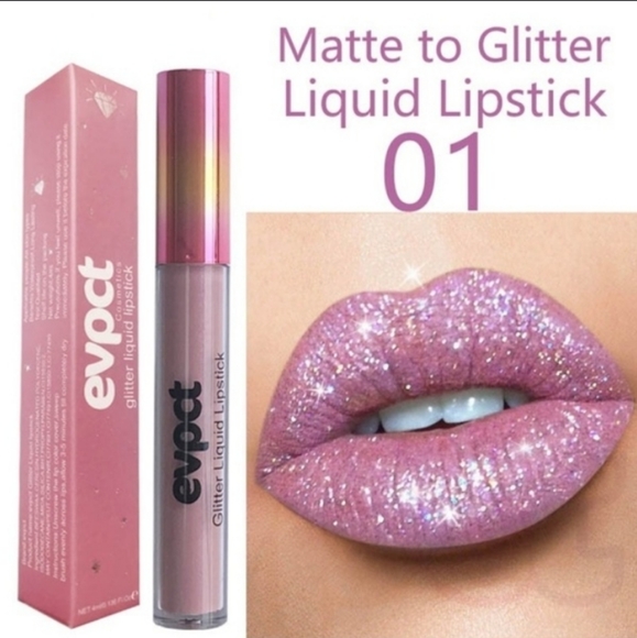 Women's Metallic liquid lipstick lip gloss glitter - Picture 6 of 10